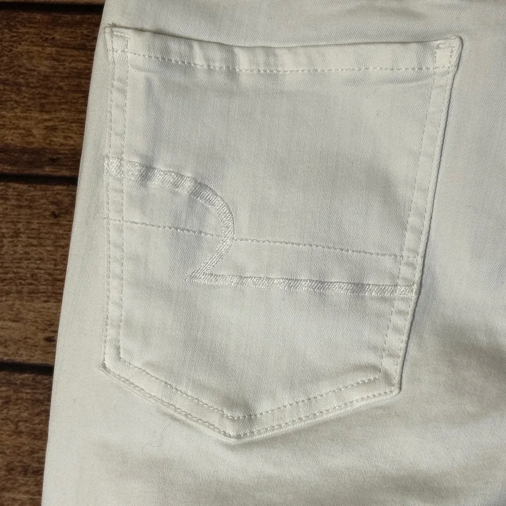 American Eagle Ne(x)t Level Stretch X White Low Rise Jeggings Skinny Jeans 6 Reg - Picture 7 of 9